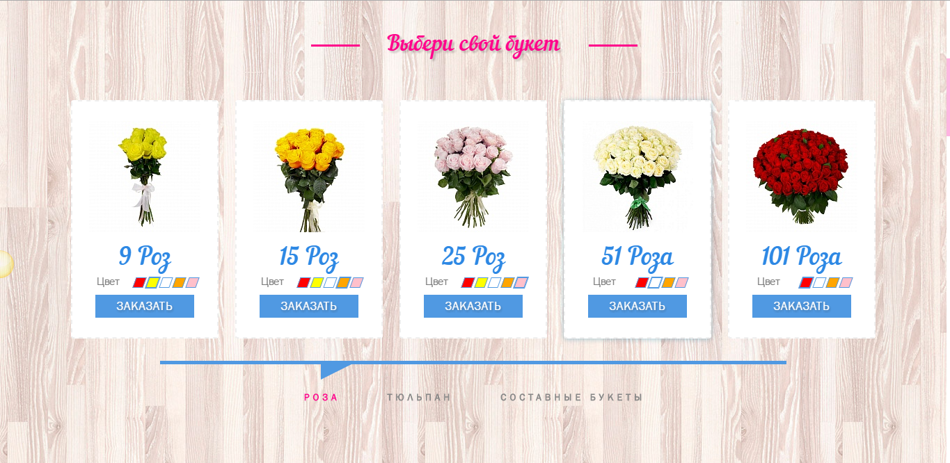 создание интернет-магазина "цветы голландии"